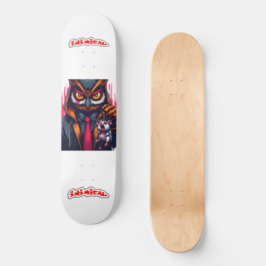 Skateboard Carte à roulette X Inimical Apex Predator Series (Recto)