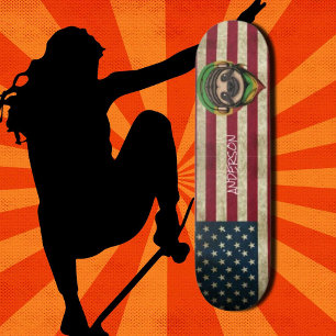 Skateboard Carte à roulettes américaine personnalisée