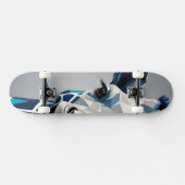Skateboard Carte à roulettes bleue (Horz)