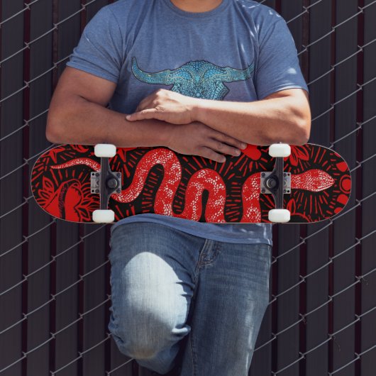 Skateboard Carte à roulettes de serpent mystique (Extérieur 3)