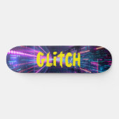 Skateboard Carte à roulettes NEON avec GLITCH (Horz)