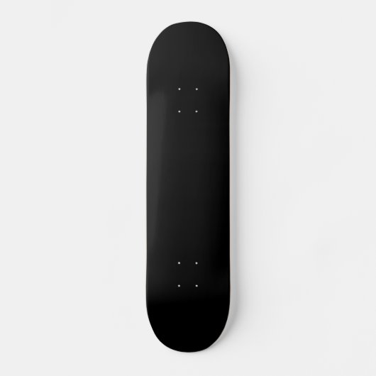 Skateboard Carte à roulettes noire solide (Recto)