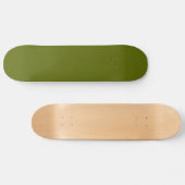 Skateboard Carte à roulettes Solide Olive Green (Horz)