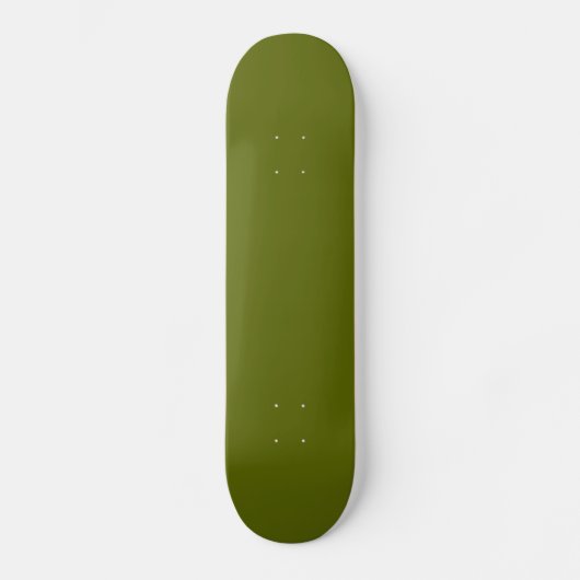 Skateboard Carte à roulettes Solide Olive Green (Recto)