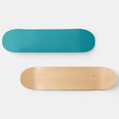 Skateboard Carte à roulettes Turquoise solide (Horz)
