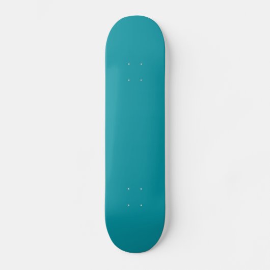 Skateboard Carte à roulettes Turquoise solide (Recto)
