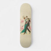 Skateboard Carte Carton Postale (Devant)