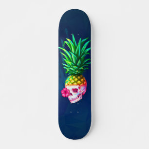 Skateboard Carte crâne à ananas