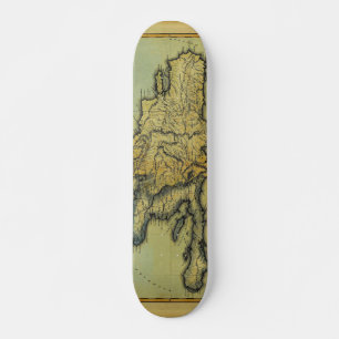 Skateboard Carte d'antiquaire du classique 1823 de Hispaniola