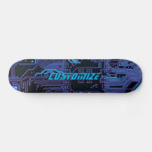 Skateboard Carte de circuit électronique bleu PCB personnalis (Horz)