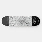 Skateboard Carte de la ville d'Atlanta (Horz)