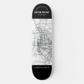 Skateboard Carte de la ville de Baton Rouge (Recto)