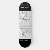 Skateboard Carte de la ville de Long Beach Skate (Recto)