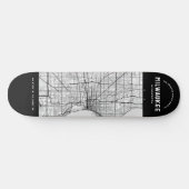Skateboard Carte de la ville de Milwaukee (Horz)