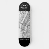Skateboard Carte de la ville de New York (Recto)