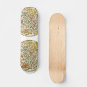 Skateboard Carte de l'étoile du ciel du Nord et des constella (Recto)
