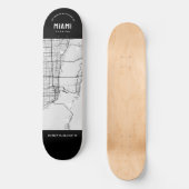 Skateboard Carte de Miami City Skate (Recto)