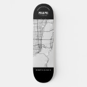 Skateboard Carte de Miami City Skate (Recto)
