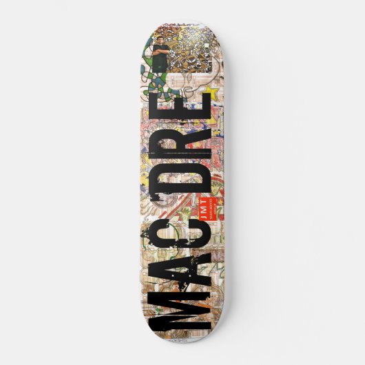 Skateboard Carte de navigation MAC DRE (Recto)
