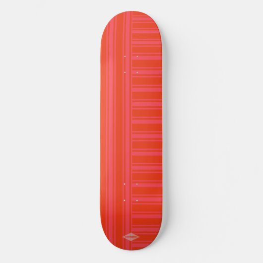Skateboard Carte de roulettes HAMbWG Miami Heat Stripe (Recto)