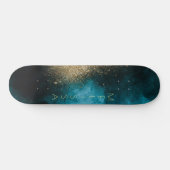 Skateboard Carte de skate marine Blue Gold Nebula (Horz)