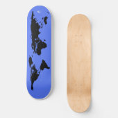 Skateboard Carte du monde (Recto)