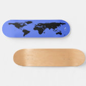 Skateboard Carte du monde (Horz)