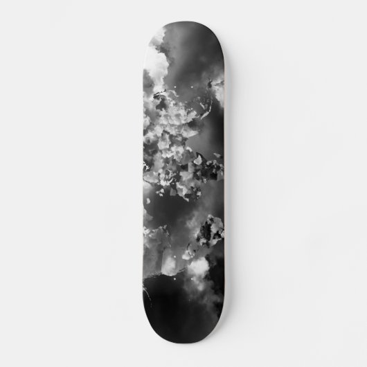 Skateboard Carte du monde de nuages (Recto)