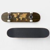 Skateboard Carte en bois du monde (Horz)