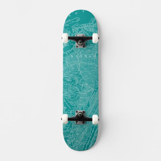 Skateboard Carte graphique de New York (Recto)