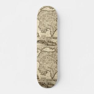 Skateboard Carte Grèce/Péloponnèse grecque 1688