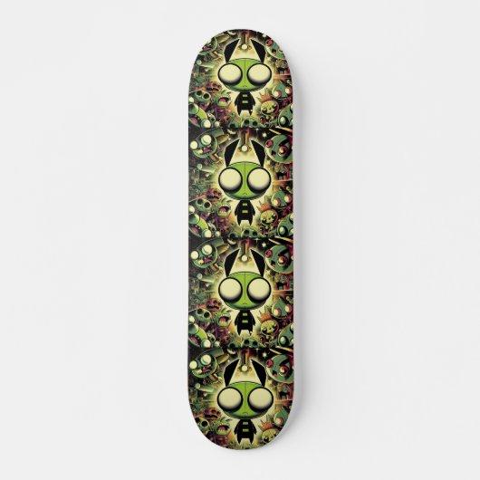 Skateboard carte grise (Devant)