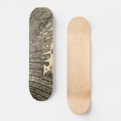 Skateboard Carte imagée vintage de Baltimore (1912) (Recto)