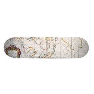 SKATEBOARD CARTE : LES INDES EST, 1670