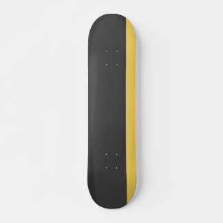 Skateboard Carte longue Graphite Jaune