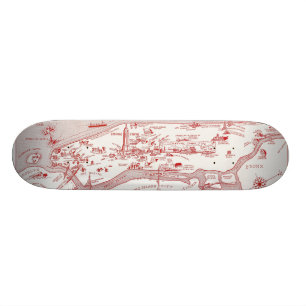 Skateboard CARTE : MANHATTAN, c1935