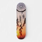 Skateboard Carte orange (Devant)