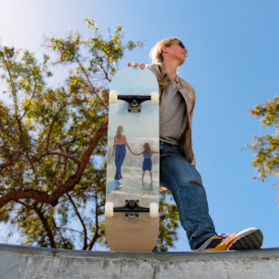 Skateboard Carte photo personnalisée Patinage Votre famille P