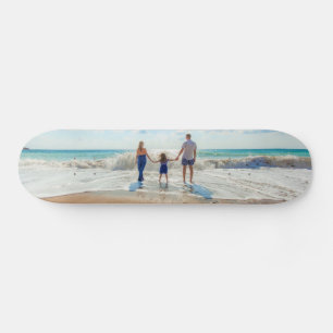 Skateboard Carte photo personnalisée Patinage Votre famille P