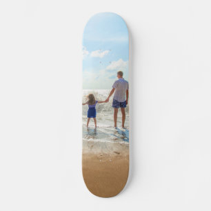 Skateboard Carte photo personnalisée Votre conception - Avec