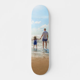 Skateboard Carte photo personnalisée Votre conception - Avec