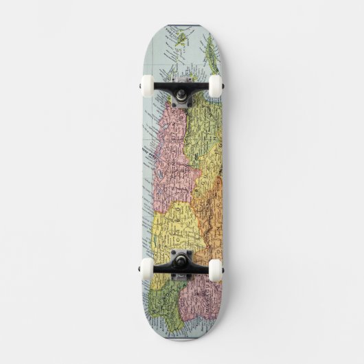 SKATEBOARD CARTE : PORTO RICO, 1900 (Recto)