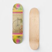 Skateboard Carte postale française (Recto)