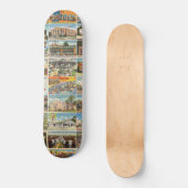 Skateboard Carte postale Texas Antique (Recto)