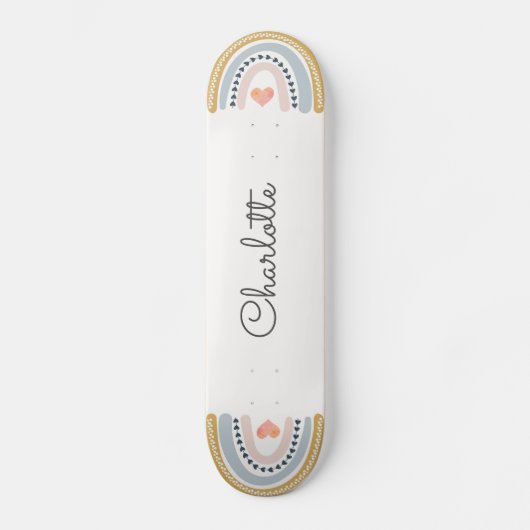 Skateboard Carte Rainbow personnalisée (Recto)