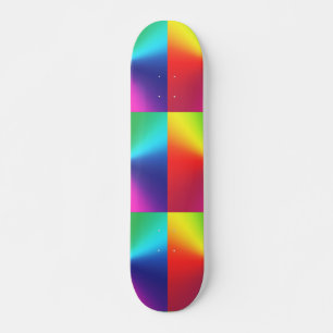 Skateboard Carte Rainbow personnalisée - Rouen en style