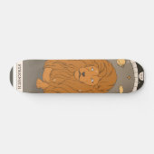Skateboard Carte Tarot Force arcane majeure lion VIII (Horz)