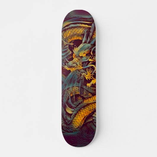 Skateboard Carte Urban Ninja Evil Dragon Element Custom Pro (Devant)