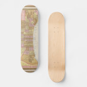 Skateboard Carte vintage de Philadelphie (1846) (Recto)