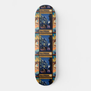 Skateboard Cartes de montage de l'affiche India Travel